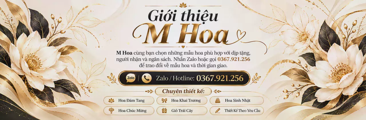 Ảnh bìa Shop hoa tươi Xã Hiếu Thành Vĩnh Long - Chọn hoa theo câu chuyện của bạn